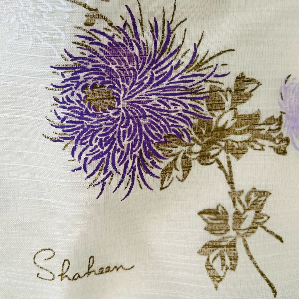 1970’s Alfred Shaheen Hand Printed Midi Dress. - Picture 5 of 6
